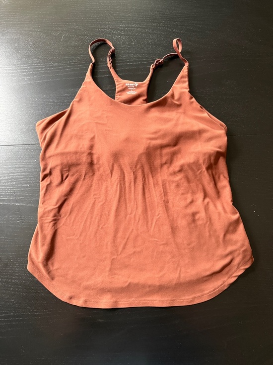 Old Navy Tops - Old Navy Rust-Colored Camisole Tank with Built in Bra
